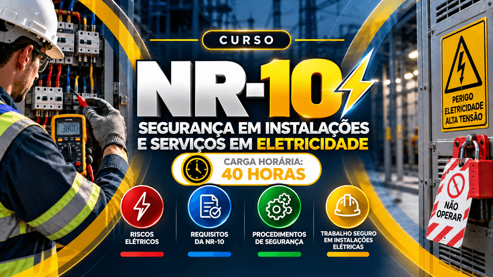 NR 10 - Segurança em Instalações e Serviços em Eletricidade (Formação)