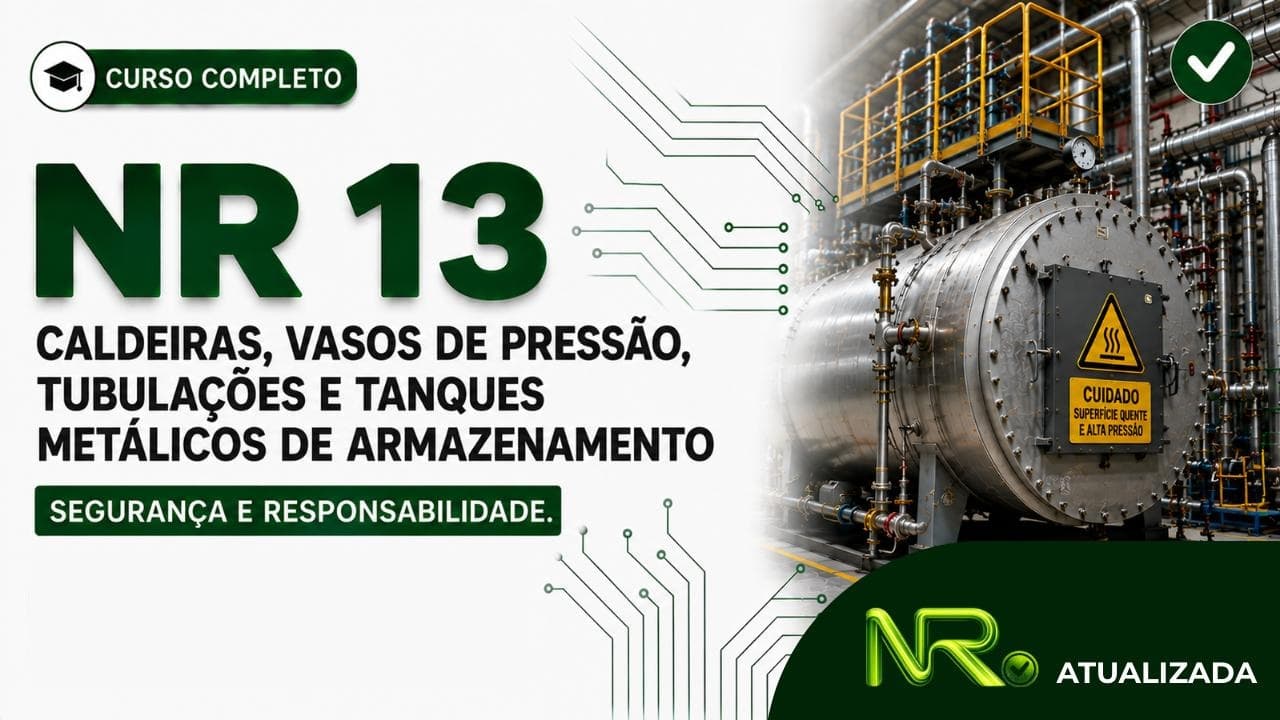 NR 13 — Segurança na Operação de Caldeiras - Capacitação Teórica